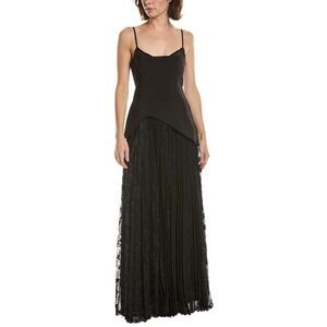 amur esme laser-cut floral tiered midi dress Amur Esme Laser-Cut Floral Tiered Midi Dress - Ivory